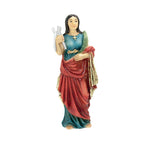 St. Agatha 4" Resin Statue  with Prayer Card