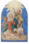 Christmas Nativity Mosaic Arched Standing Plaque 