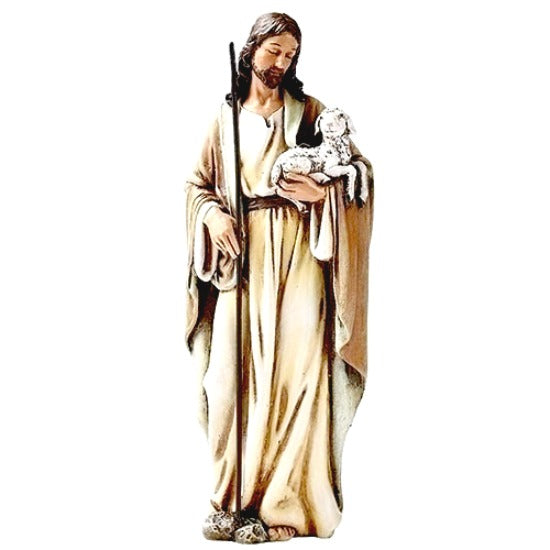 Jesus the Good Shepherd 6.25" Statue Figure Joseph's Studio Roman 60685