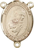 Gold Filled Blessed Trinity Rosary Centerpiece ONLY - Make Your Own Rosary by Bliss