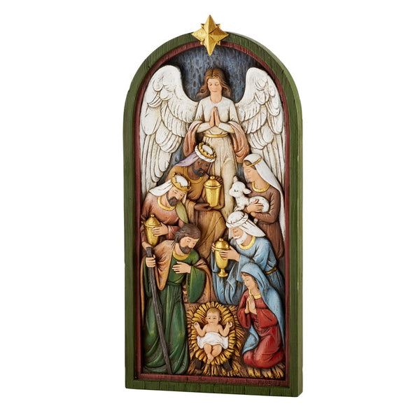 Nativity Plaque 14" by Avalon Gallery D3368