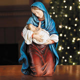 Kneeling Madonna & Child 12.25" Statue Figure by Avalon Gallery