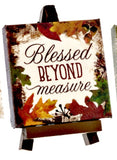 Autumn Decorative Sign & Easel YOU CHOOSE Three Designs Thanksgiving