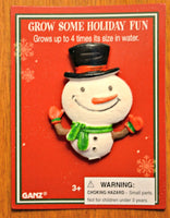 Christmas Holiday Grow Toys YOU CHOOSE Santa Snowman Reindeer STOCKING STUFFER