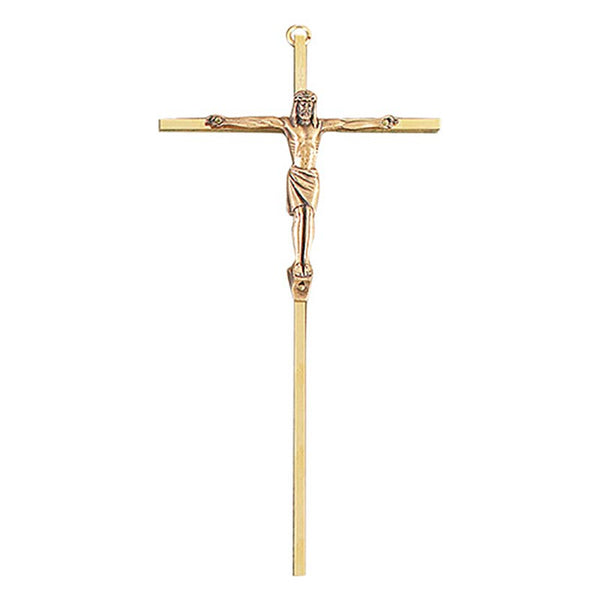 Gold-Plated 10" Crucifix By Jeweled Cross