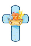 Noah's Ark 7.5" Wall Cross by Little Drops of Water 175259YX