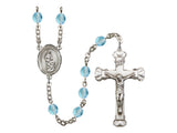 St. Anne Silver Plate Hand Made Rosary by Bliss