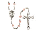 St. Cecilia Silver Plate Hand Made Rosary by Bliss