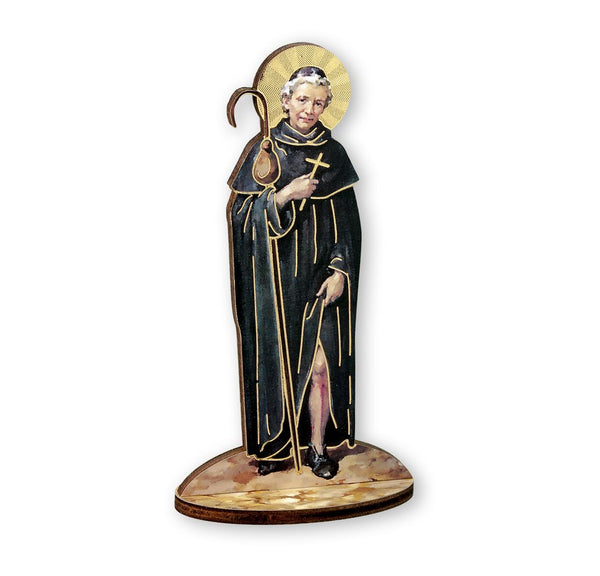 St. Peregrine Laser Cut 6" Statue - Made in Italy