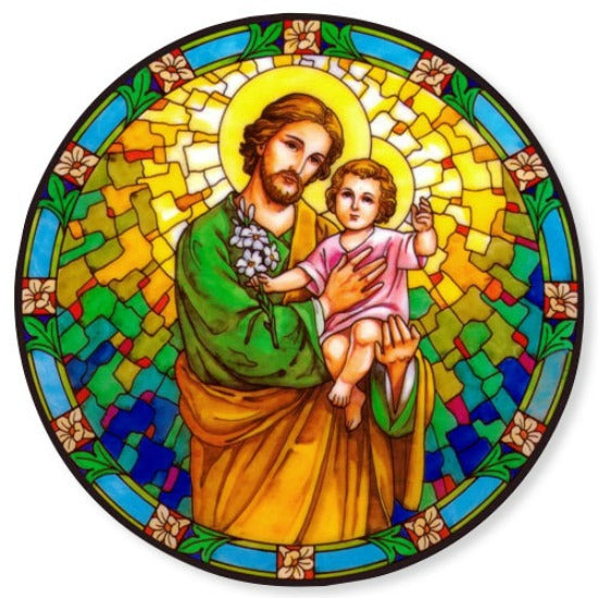 St. Joseph Window Static Cling