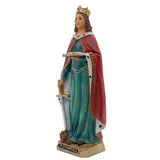 St. Dymphna 8" Statue Figure - Side View