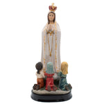 Our Lady of Fatima with Visionaries 8" Statue 
