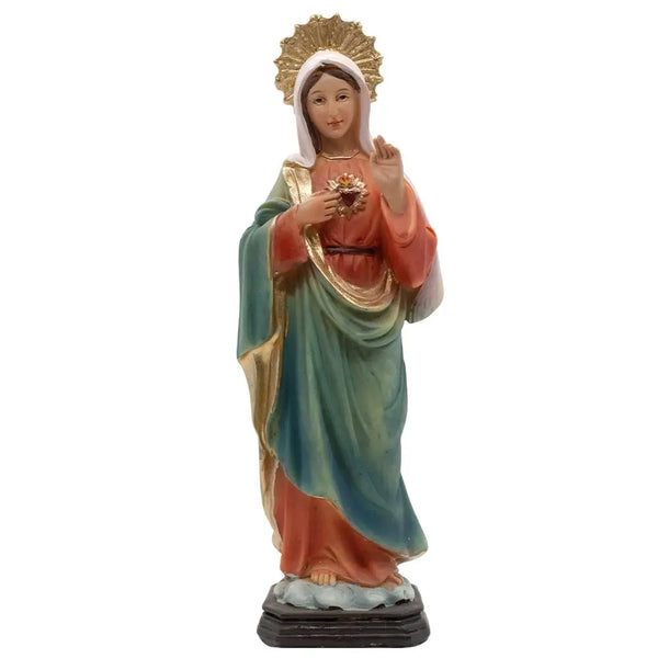 Immaculate Heart of Mary 8 inch Statue