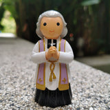 St. John Vianney Figure by Little Drops of Water