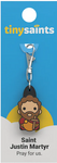 St. Justin Martyr Tiny Saints Charm