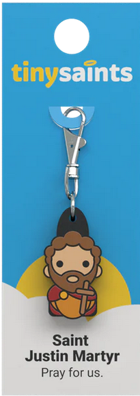 St. Justin Martyr Tiny Saints Charm