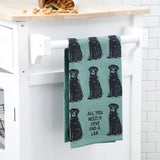 Black Labrador Kitchen Towel