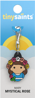 Mary, Mystical Rose Tiny Saints Charm