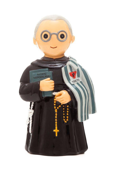 St. Maximilian Kolbe Figure by Little Drops of Water