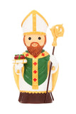 St. Patrick of Ireland 4.1" Figure Statue - Little Drops of Water - Front View