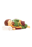 Sleeping St. Joseph 3.5" Figure Statue - Little Drops of Water - side View