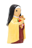 St. Therese of Lisieux Statue - Little Drops of Water - Side View