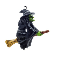 Witchful Thinking Collector Halloween Ornament Witch on Flying Broom