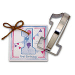 Baby's First Birthday Cookie Cutter by Ann Clark MADE IN USA!