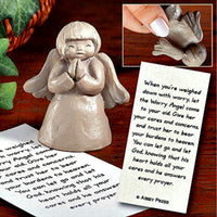 Worry Angel Figure with Card Abbey Press 03680C
