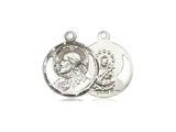 Sacred Heart of Jesus Scapular Medal 18" Necklace Pendant Bliss