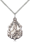 St Therese of Lisieux Sterling Silver Pendant Necklace NEW Bliss