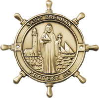 St. Brendan the Navigator Boat Plaque By Bliss MADE IN USA Patron of Boaters