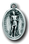 St. Sebastian Medal Charms - Pack of Ten - Patron of Athletes Hirten 1086-540