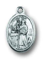 St. Benedict Medal Charms - Pack of Ten - Patron of Europe & Those with Kidney Disease  1086-645