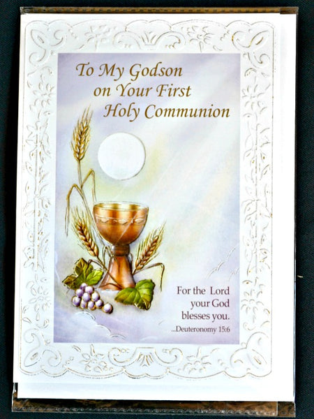 Godson First Communion Card 11-3227