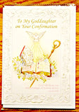 To My Godson or Goddaughter on your Confirmation Greeting Card