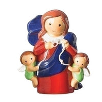 Mary Our Lady of Undoer (Untier) of Knots 3" Statue - Little Drops of Water Series