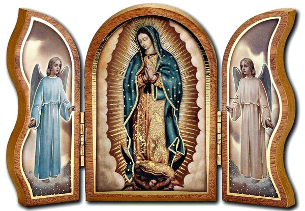 Our Lady of Guadalupe Triptypch - Wood - Made in Italy Hirten 1205-895