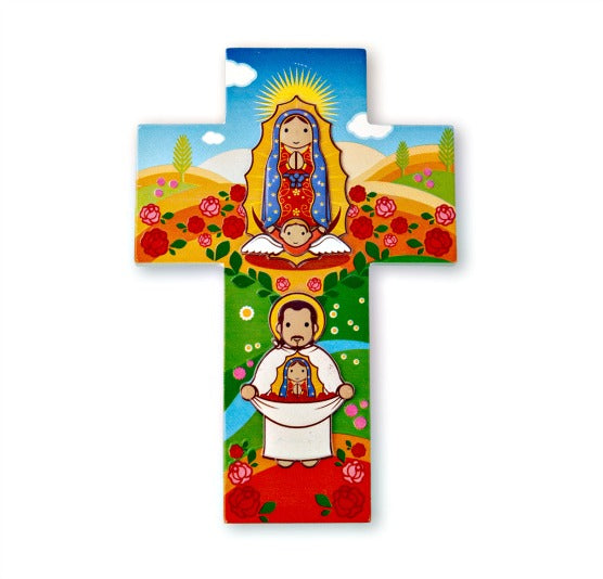 Little Drops of Water 5" Our Lady of Guadalupe Wall Cross Hirten 1210-217