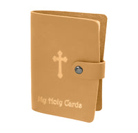 My Holy Cards Leatherette Prayer Card Holder YOU CHOOSE COLOR!