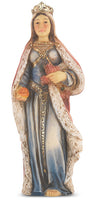St. Elizabeth of Hungary 4" Saint Statue - Hand Painted