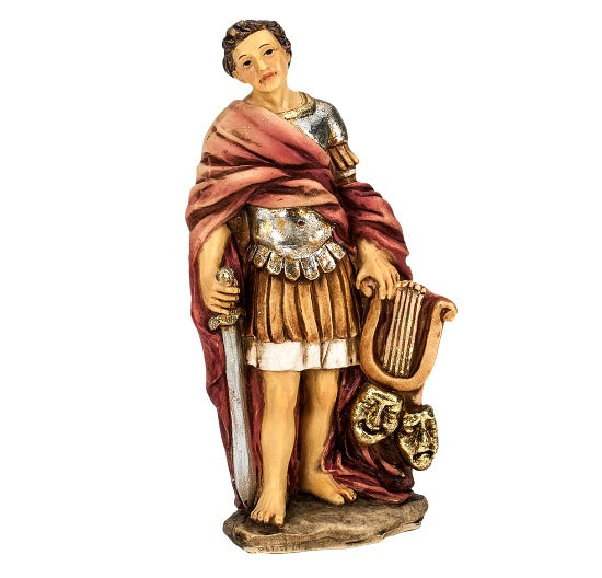 St. Genesius 4" Saint Statue Patron of Actors