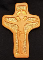 Handcrafted 6.25" Contemporary Wall Crucifix NEW by Sisters of St. Francis
