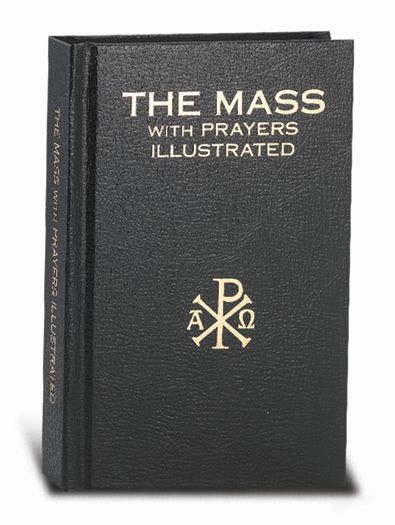 Illustrated Order of the Mass Hardcover Book - Large Print Hirten 2594