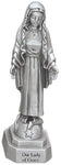 Our Lady of Grace 3.5" Pewter Statue - Made in USA!