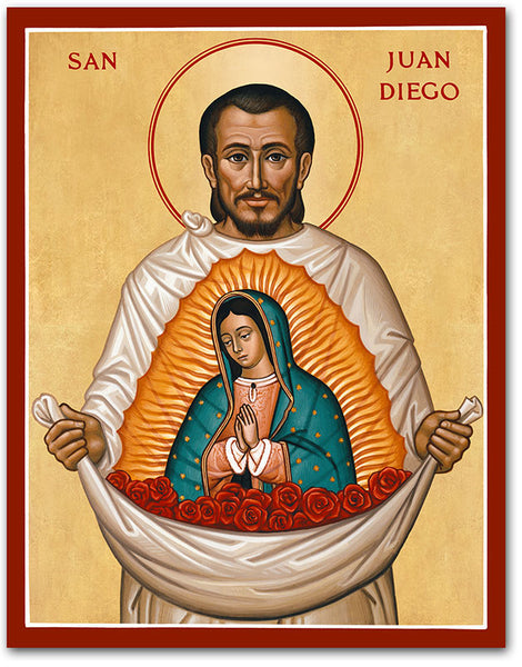 St. Juan Diego Icon 8x10 Print Unframed by Monastery Icons 387LGU