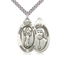 Sterling Silver Divine Mercy Necklace Jesus I Trust in You by Bliss 4145DMSS