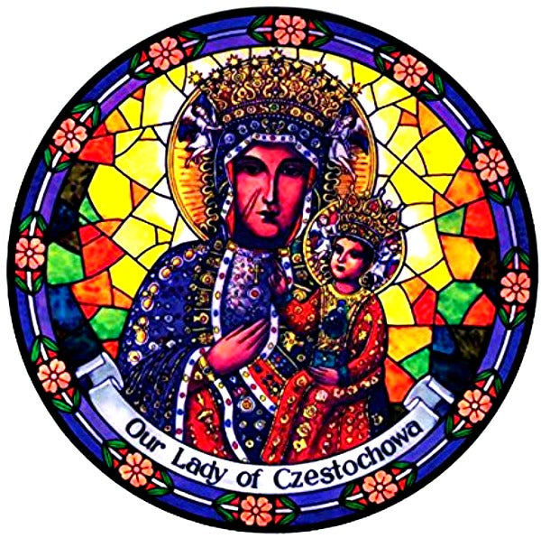 Our Lady of Czestochowa Static Window Cling