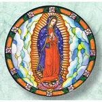 Our Lady of Guadalupe Stained Glass Suncatcher Sticker Window Cling