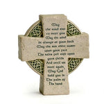 Celtic Cross with "May the Road Rise to Meet You..." Standing Plaque